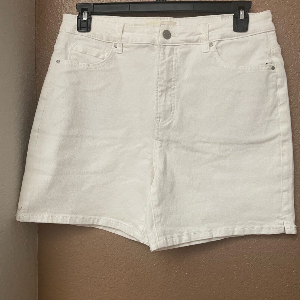 Classic White Jean Shorts for Women